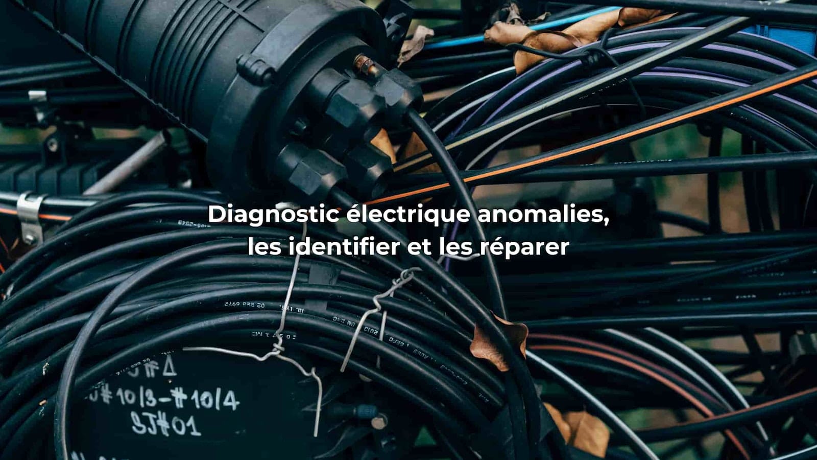 Diagnostic électrique anomalies repérage et réparations