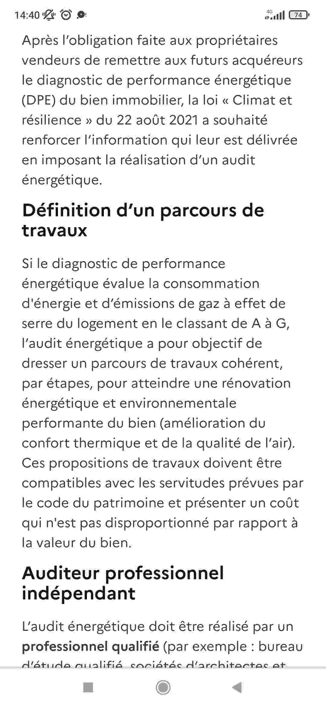 audit énergétique Lyon détails