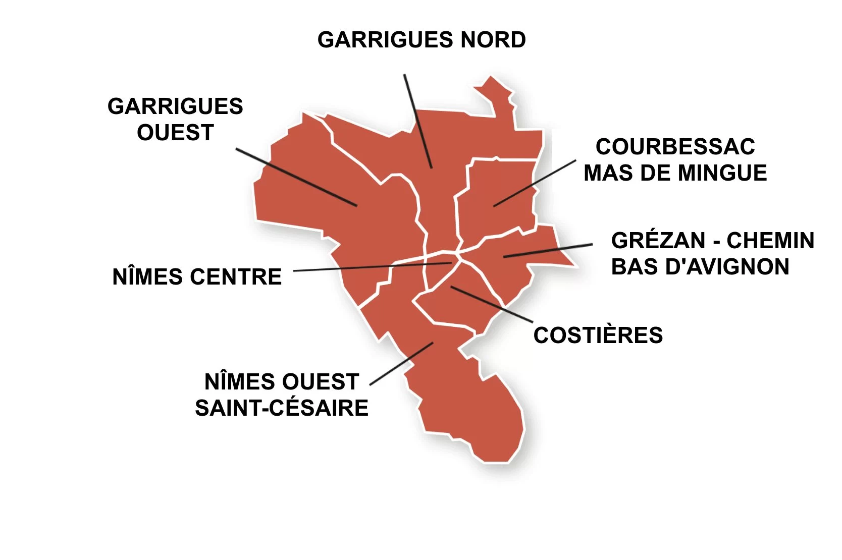 cartographie quartiers nimes